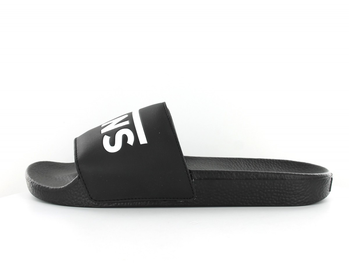 Vans Slide on noir blanc