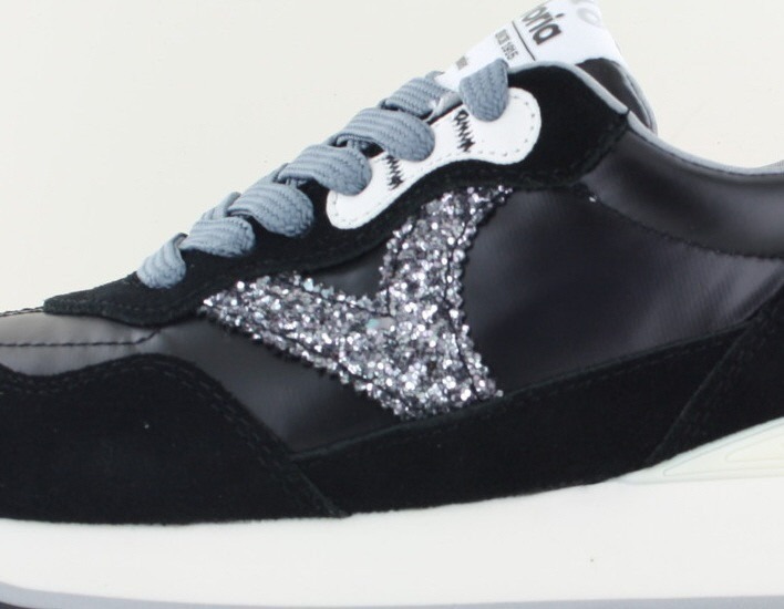 Victoria Viento noir gris brillant