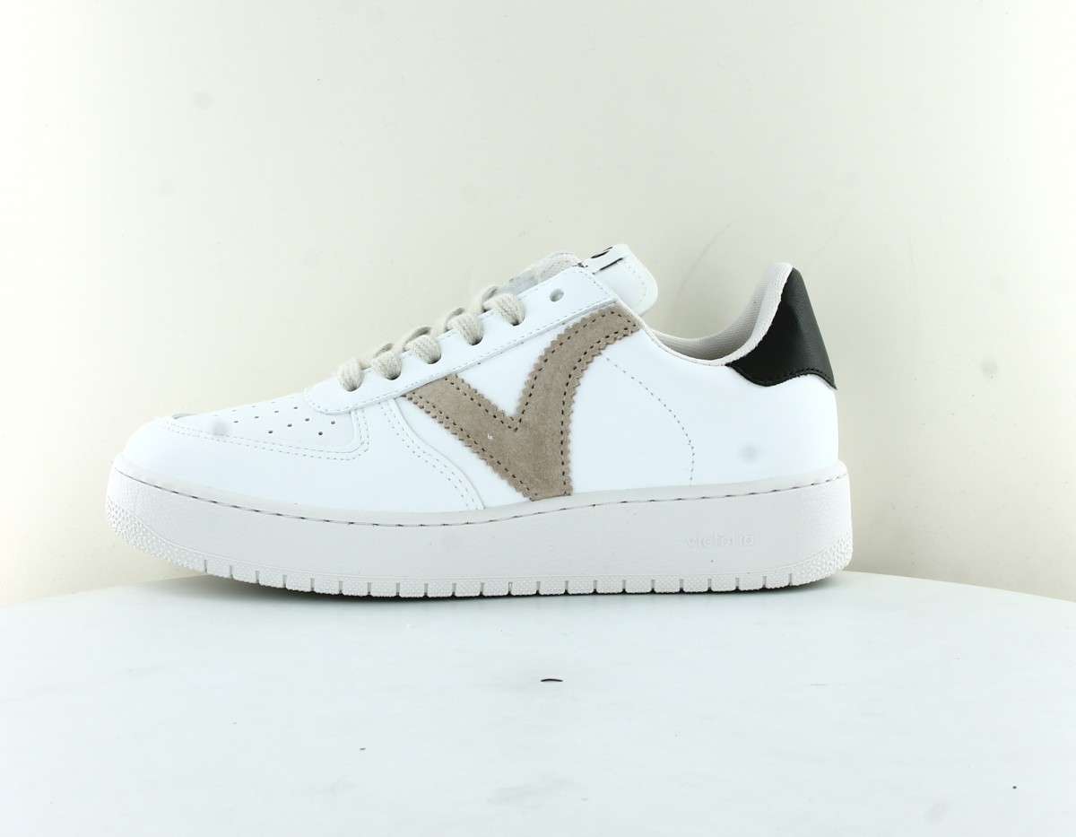 Victoria basket victoria v 2 blanc beige kaki