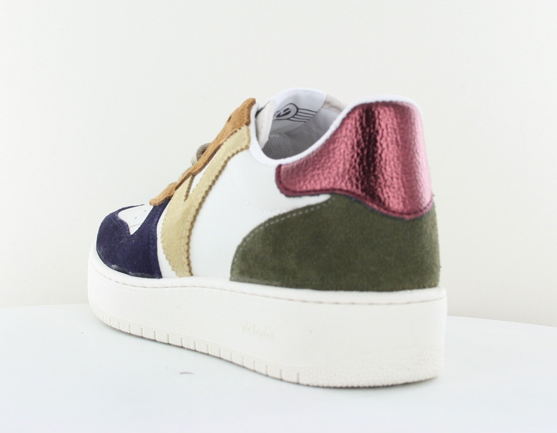 Victoria basket victoria madrid beige camel bleu multicolor