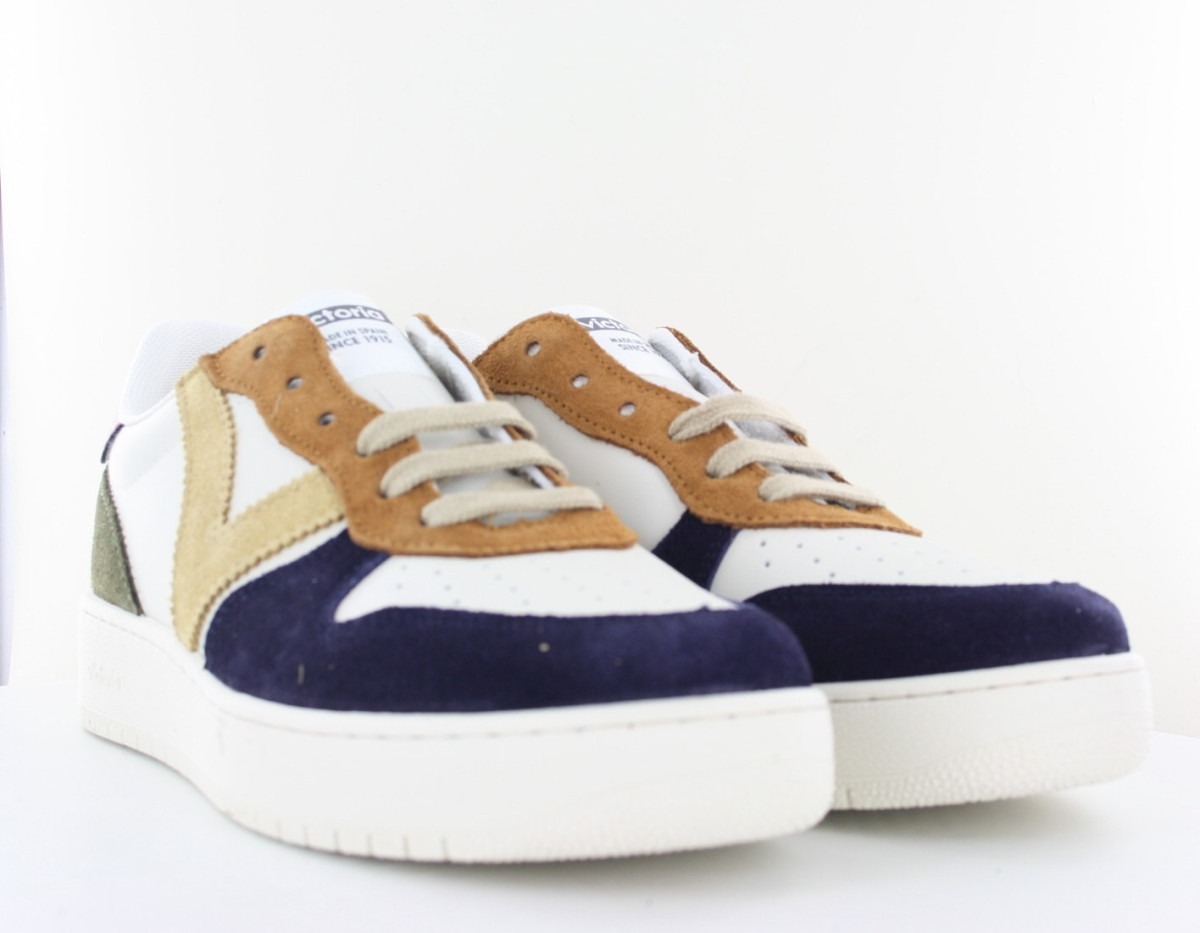 Victoria basket victoria madrid beige camel bleu multicolor