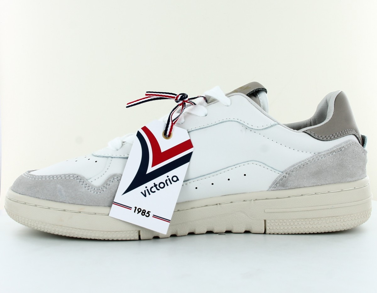 Victoria C80 zero classic retro sneaker blanc gris