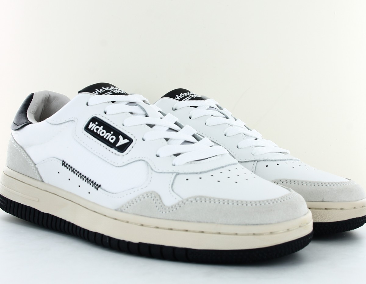 Victoria C80 zero classic retro sneaker blanc noir