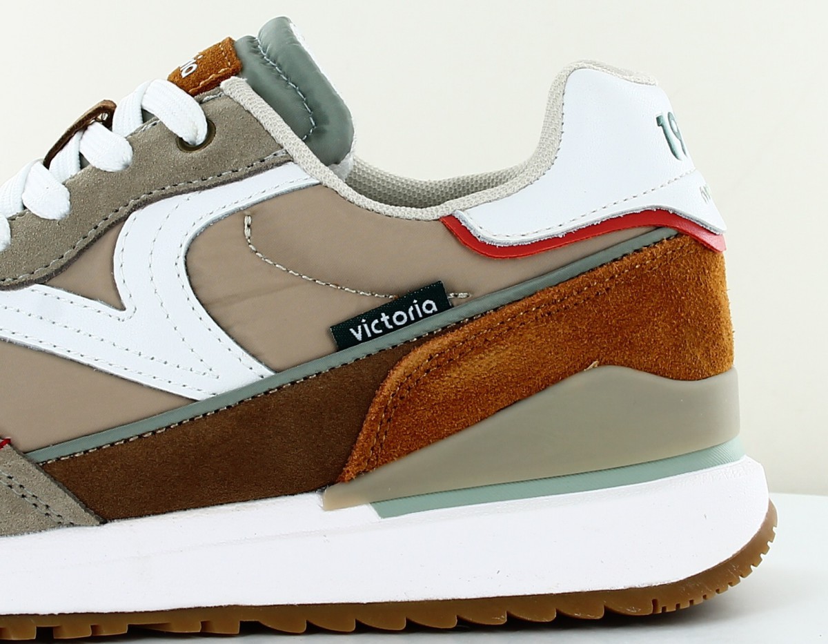 Victoria Leggera colour confort trainers beige blanc camel