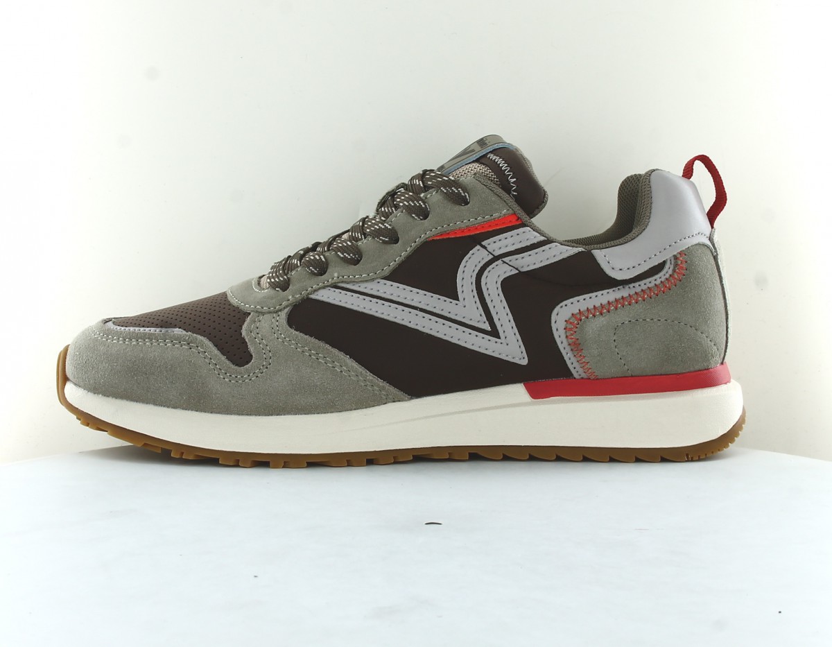 Victoria leggera urban confort sneaker beige marron orange