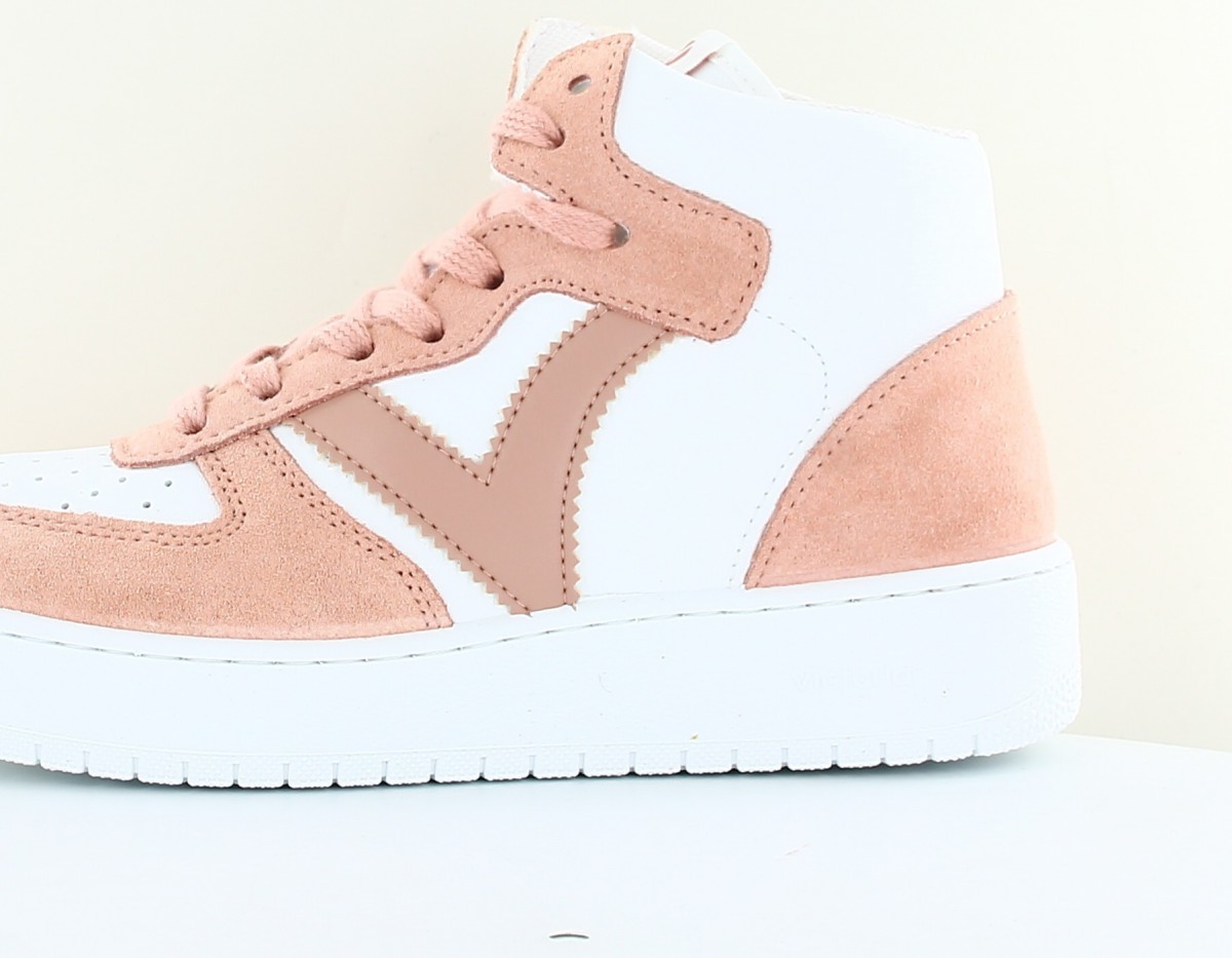 Victoria Madrid victoria suede mid blanc rose