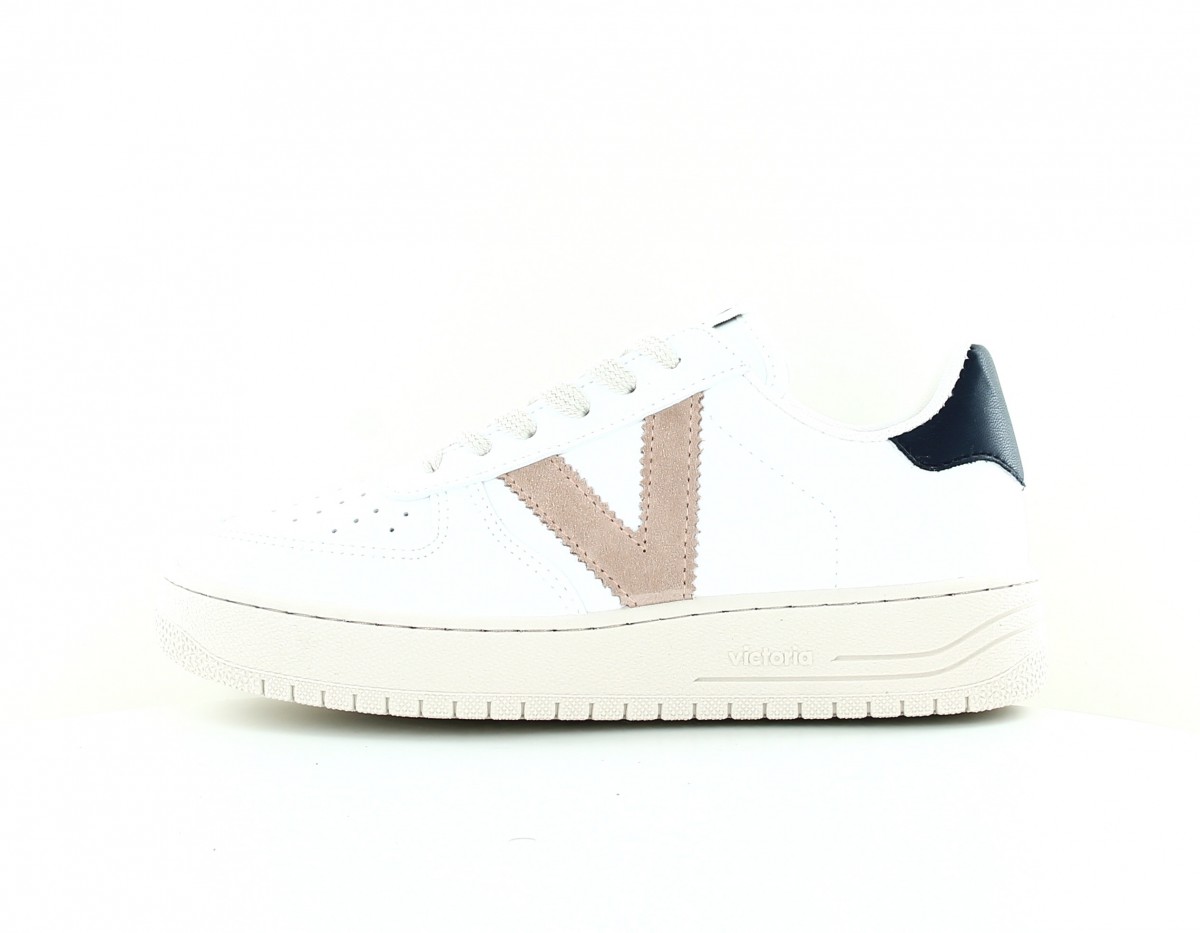 Victoria basket victoria v blanc beige marron 