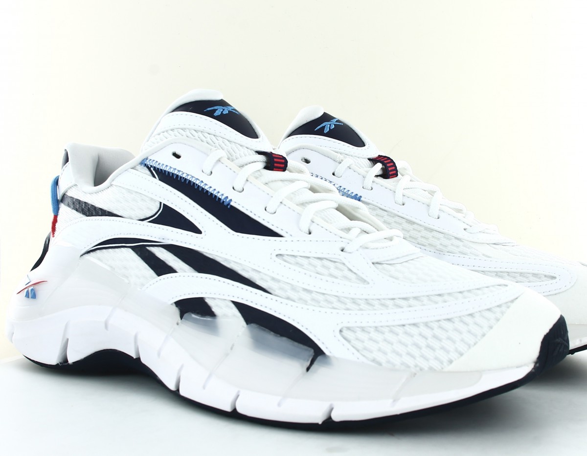 Reebok Zig kinetica 2.5 blanc bleu marine