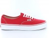 Vans Authentic ROUGE/BLANC