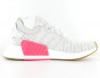 Adidas NMD_R2 Primeknit Women Footwear White-Shock Pink