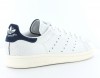 Adidas Stan smith Craked leather BLANC/BLEU