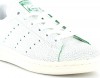 Adidas Stan smith Craked leather BLANC/VERT