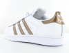 Adidas superstar femme Blanc-Rose-Or