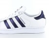 Adidas superstar femme Blanc-Violet-Metalisé