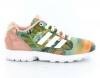 Adidas ZX Flux print femme ROSE/BLANC