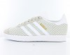 Adidas Gazelle mesh beige blanc