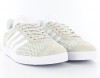 Adidas Gazelle mesh beige blanc