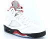 Jordan Air Jordan V (5) Fire Red BLANC/NOIR/ROUGE