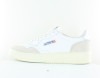 Autry Medalist suede blanc argent