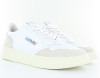 Autry Medalist suede blanc argent