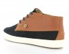 Faguo Wattle Suede Noir-Camel