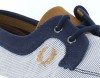 Fred Perry Drury Fine Stripe BLANC/BLEU/MARINE