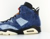 Jordan Jordan 6 retro washed denim bleu jean marron rouge