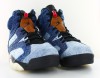 Jordan Jordan 6 retro washed denim bleu jean marron rouge