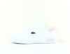 Lacoste Powercourt blanc vert rose