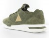 Lecoqsportif Lcs Flow Suede Satin Kaki-Blanc