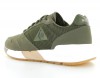 Lecoqsportif Omega x  Striped Sock Kaki-Rose Gold