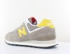 New Balance 574 marron jaune beige