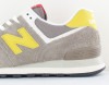 New Balance 574 marron jaune beige