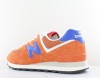 New Balance 574 orange bleu beige