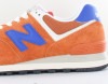 New Balance 574 orange bleu beige