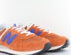 New Balance 574 orange bleu beige