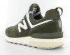 New Balance 574S vert kaki blanc