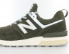 New Balance 574S vert kaki blanc