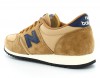 New Balance 420 Suede Homme Marron-Bleu Marine