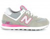 Newbalance 574 W GRIS/BLANC/ROSE