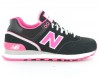 Newbalance 574 W NOIR/ROSE/BLANC