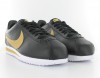 Nike cortez cuir femme Noir-Or