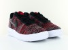 Nike Air force 1 flyknit 2.0 noir rouge blanc