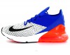 Nike Air max 270 flyknit white black racer blue