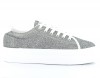 Noname Plato Sneaker Strass GRIS/BLANC