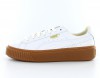 Puma Basket Platform Core White/gum