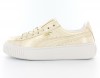 Puma Basket platform patent beige oatmeal