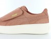 Puma Suede Platform Big Strap Cameo-Brown