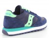 Saucony Jazz femme BLEU MARINE/VERT