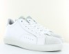 Schmoove Clear sneaker suede blanc bleu ciel ice